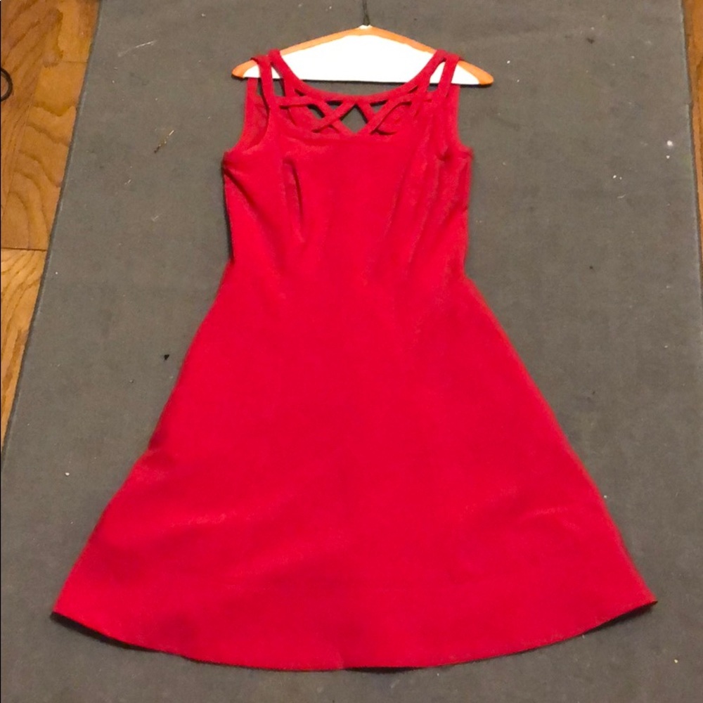 White House Black Market Red Dress